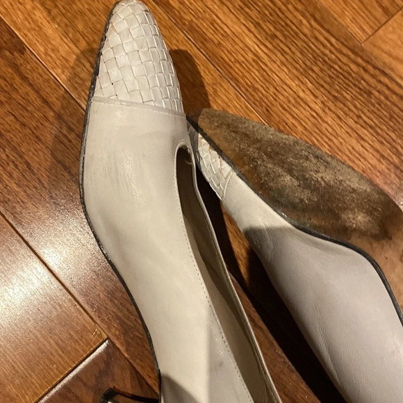 Alberta Cellini Vintage Kitten heels shoes Sz 5.5 - Picture 8 of 11